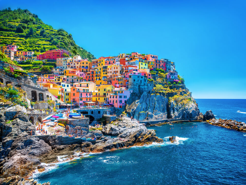 Cinque Terre pictured during the worst time to visit Italy (which is actually an oxymoron, as that doesn't exist)