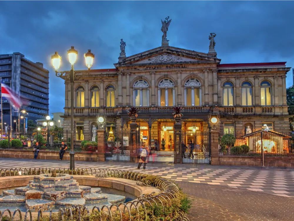 Image of the historical district in San Jose, one of the best places to visit in Costa Rica