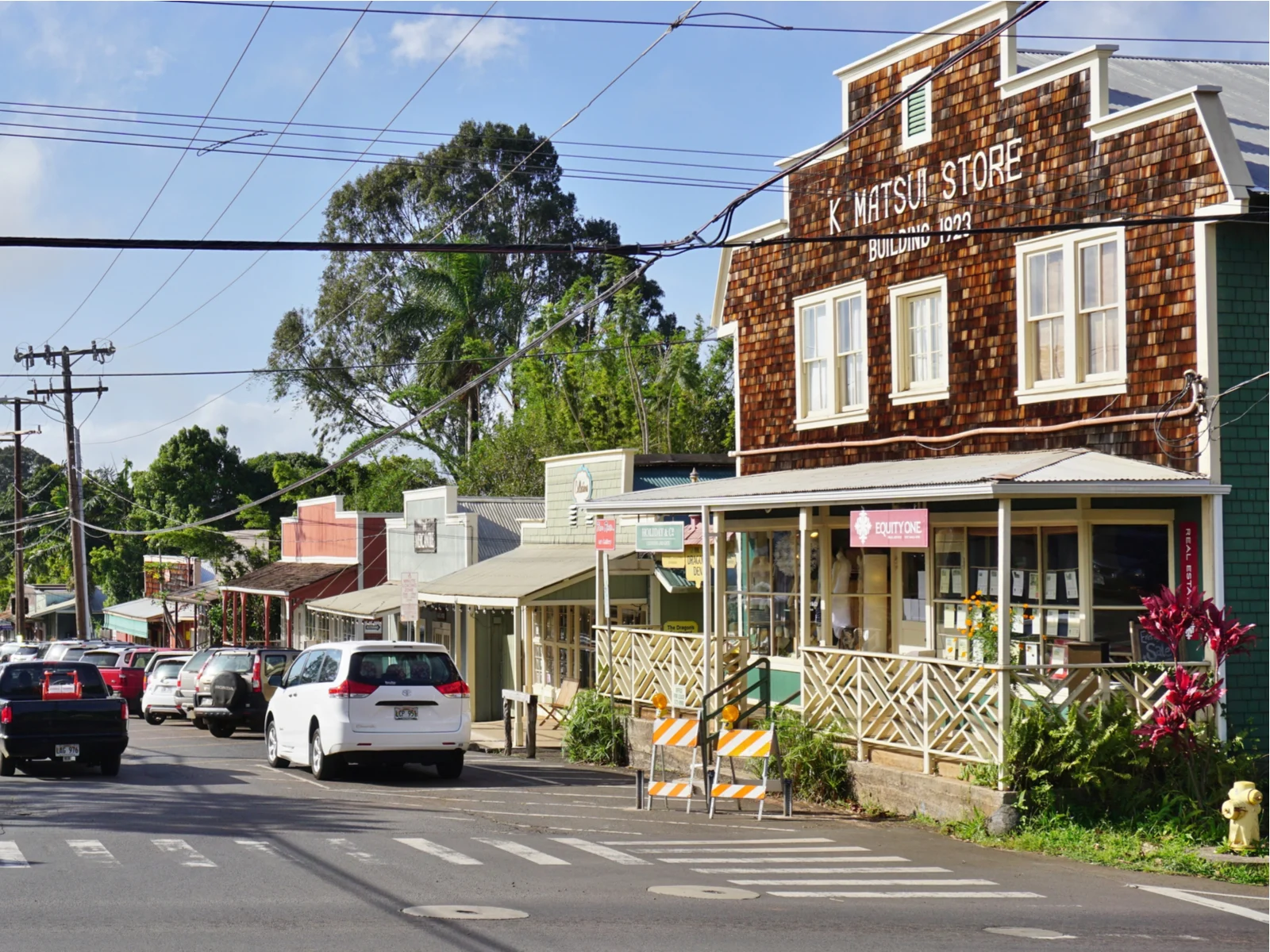 Historic Makawao Town by the Halaekala volcano, one of the best things to do in Maui