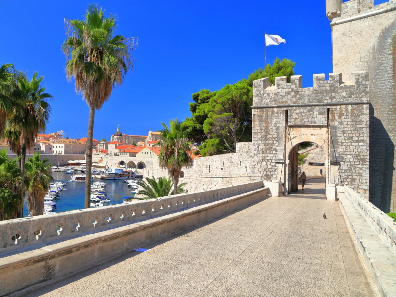 Cool view of Dubrovnik, one of the best things to do in Croatia, pictured during the day