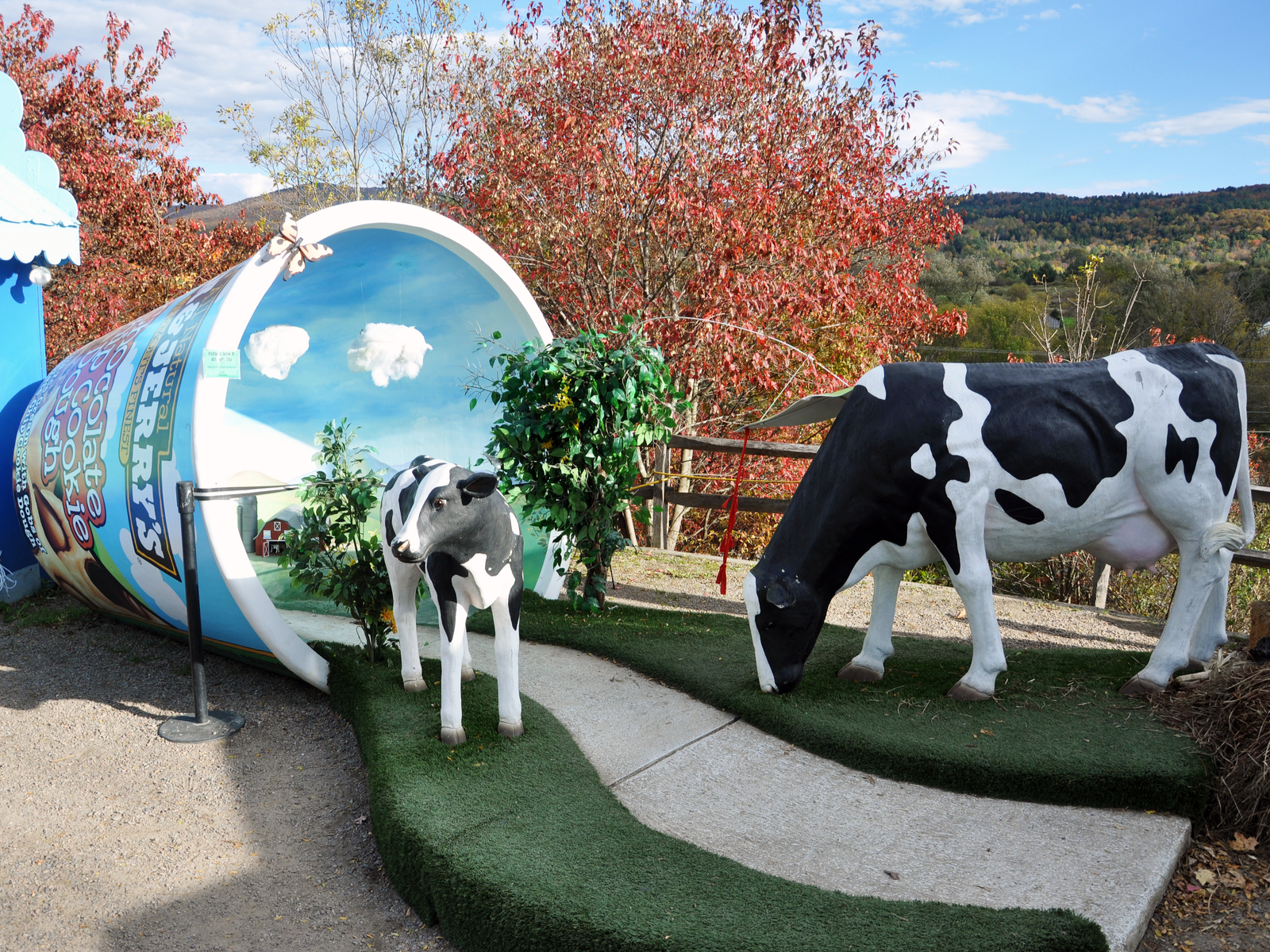 Outside of the Ben and Jerry’s Factory Tour, one of the best places to visit in Vermont