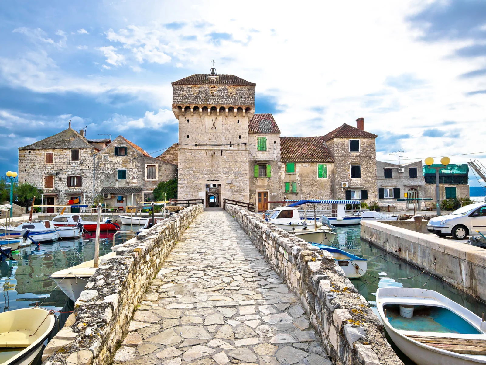 Split, Croatia, pictured outside the Kastel Gomilica, one of the best things to do in Croatia