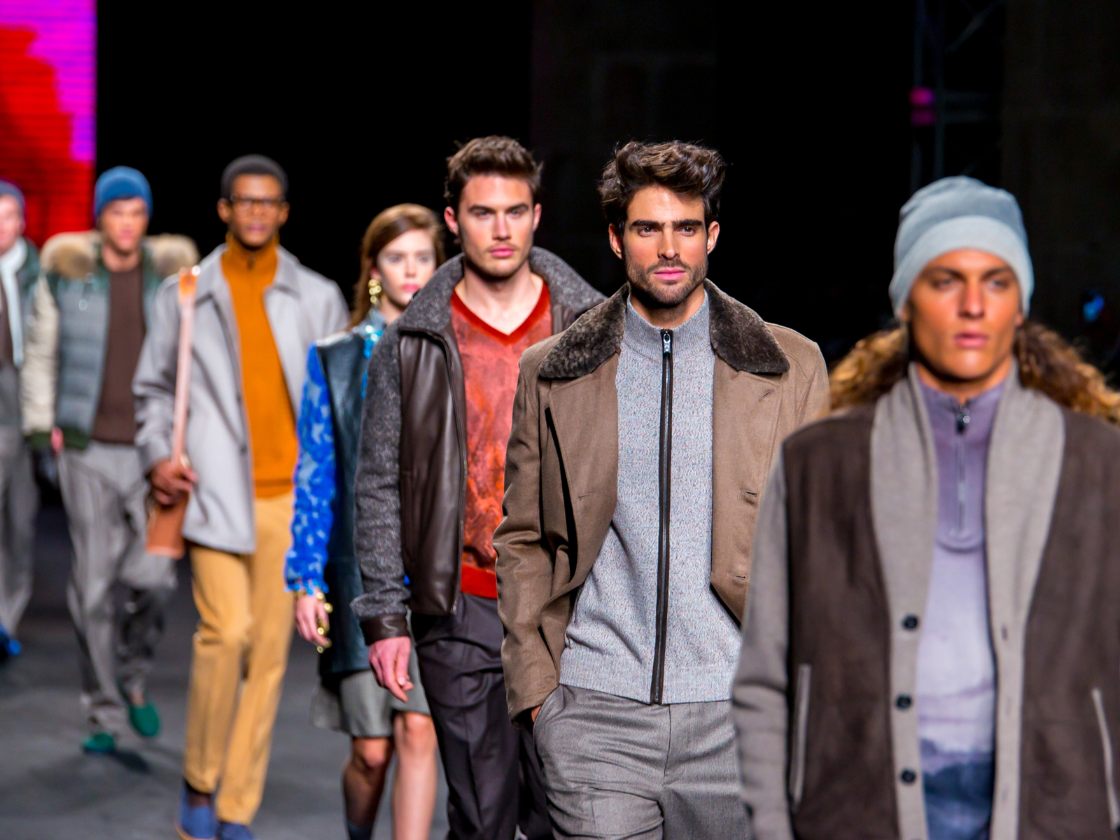 Models walking the runway at the people's ball, one of the best things to do in New York City