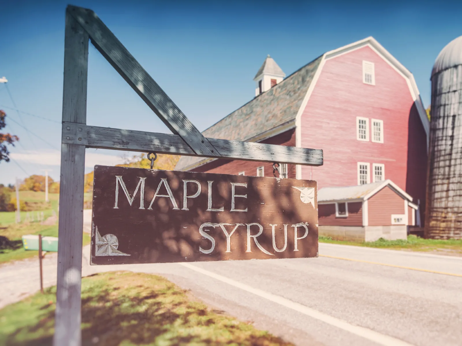 Maple farm entrance, one of the best things to do in Vermont