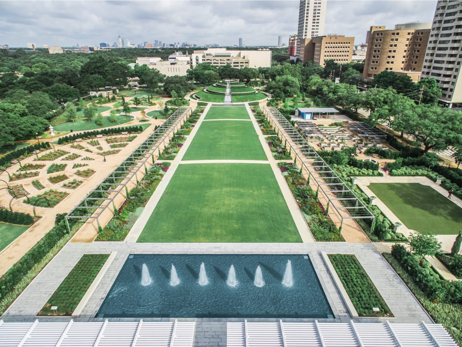 McGovern Centennial Gardens at Hermann Park, one of the best things to do in Houston