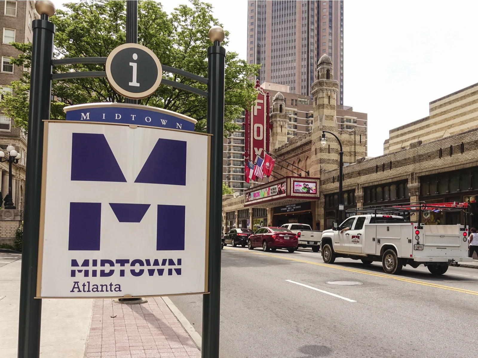 Photo of Midtown Atlanta with nice looking buildings for a piece on Is Atlanta Safe