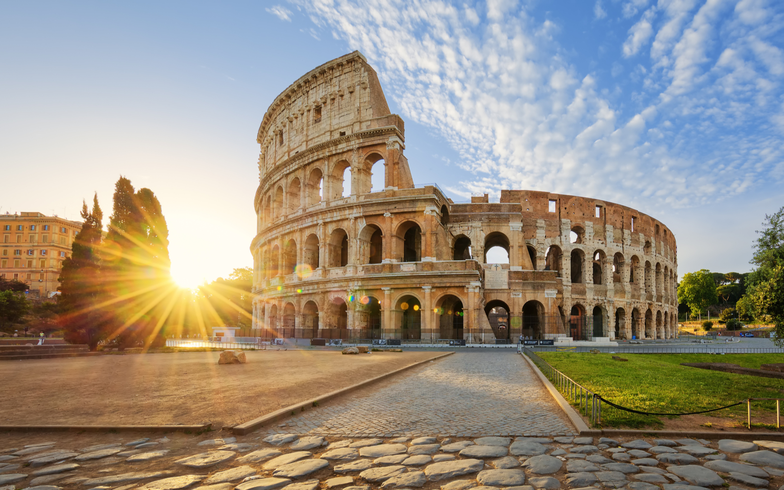 Colosseum in Rome pictured during the Spring or Summer, the overall best time to visit Italy