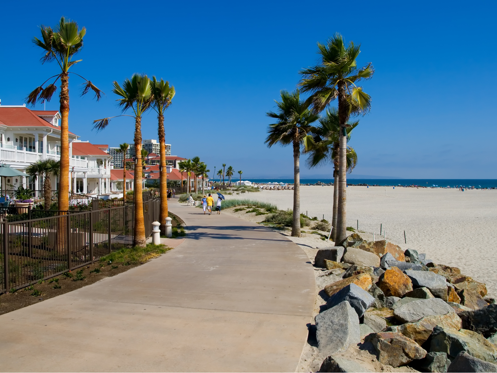 Beach on Coronado Island, one of the best things to do in San Diego