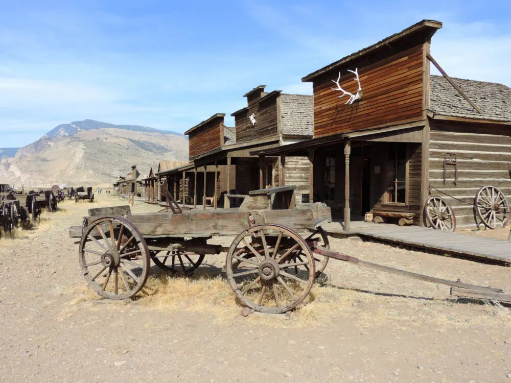 Old Town Village in Cody Wyoming, one of the best places to stay in Yellowstone