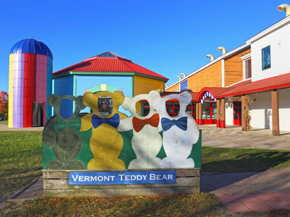 Vermont teddy bear factory, one of the best places to visit in Vermont