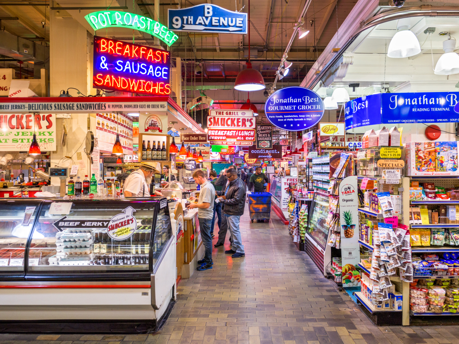 Reading Terminal Market, a top pick for a thing to do in Philadelphia, pictured in the day