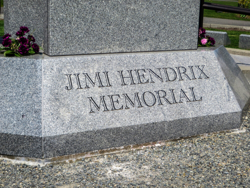 View of the Jimi Hendrix Memorial, one of the best things to do in Seattle