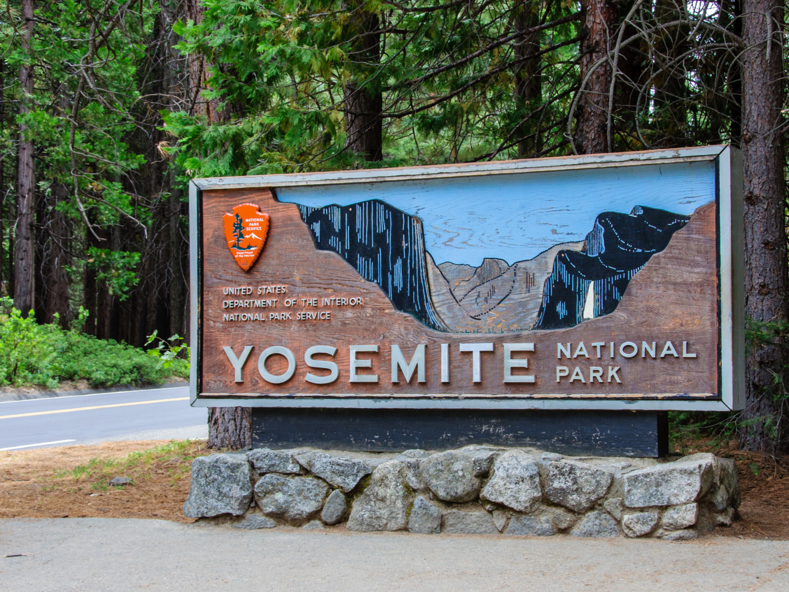 Image of the Yosemite National Park during the Summer