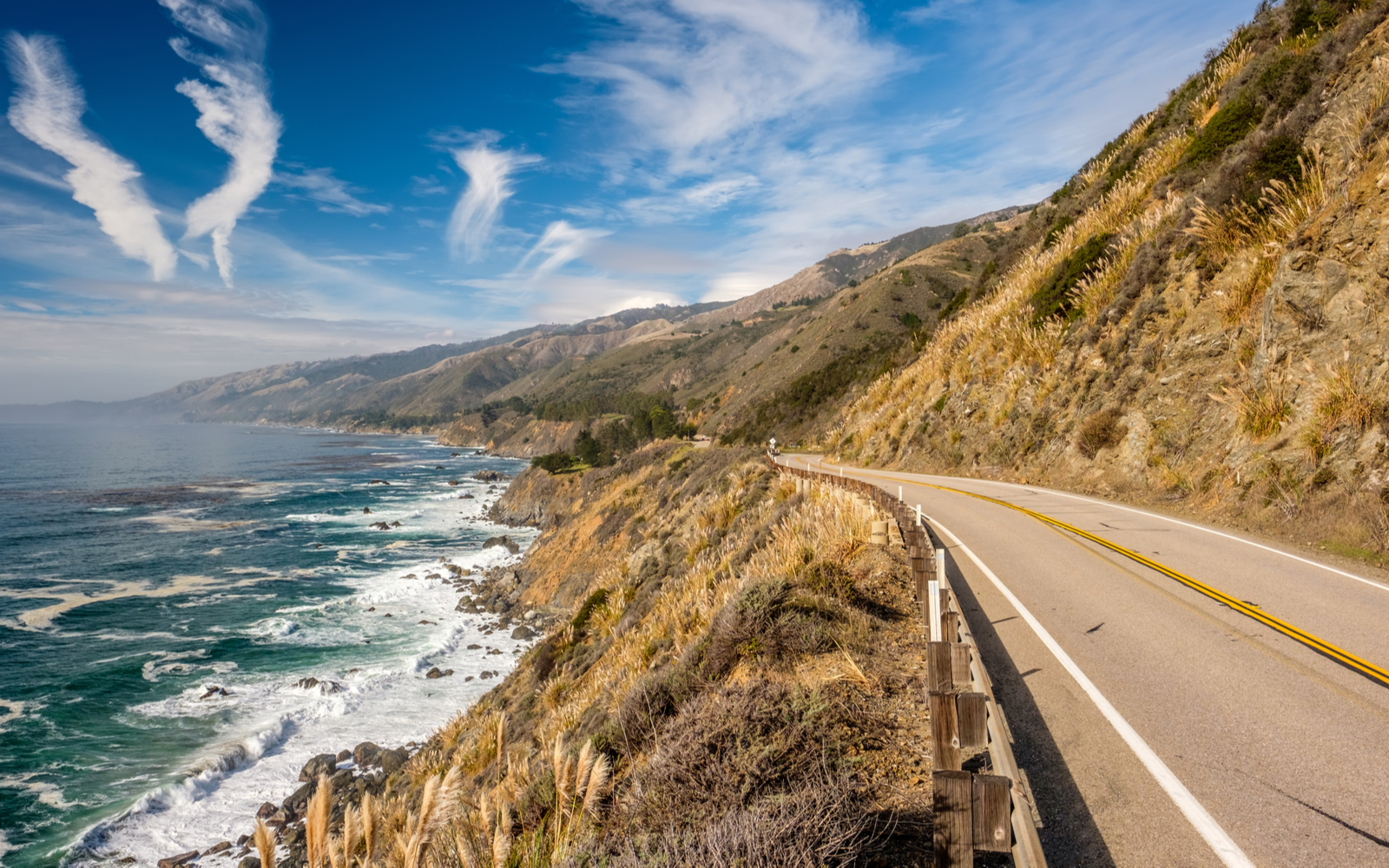Highway 1 on the Pacific coast for a piece on the best time to visit California