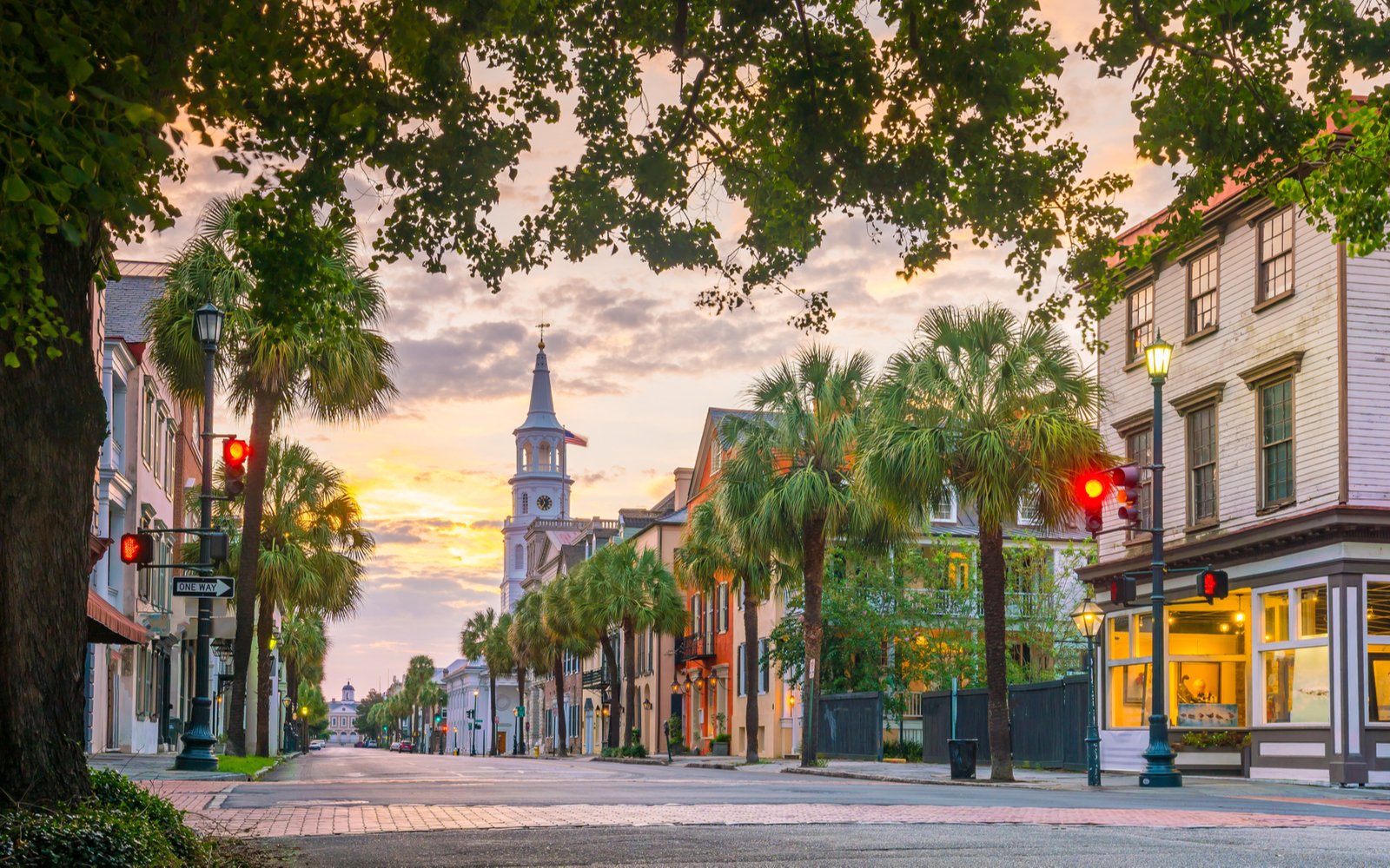 Historic Charleston South Carolina downtown area for a piece on the best hotels in Charleston