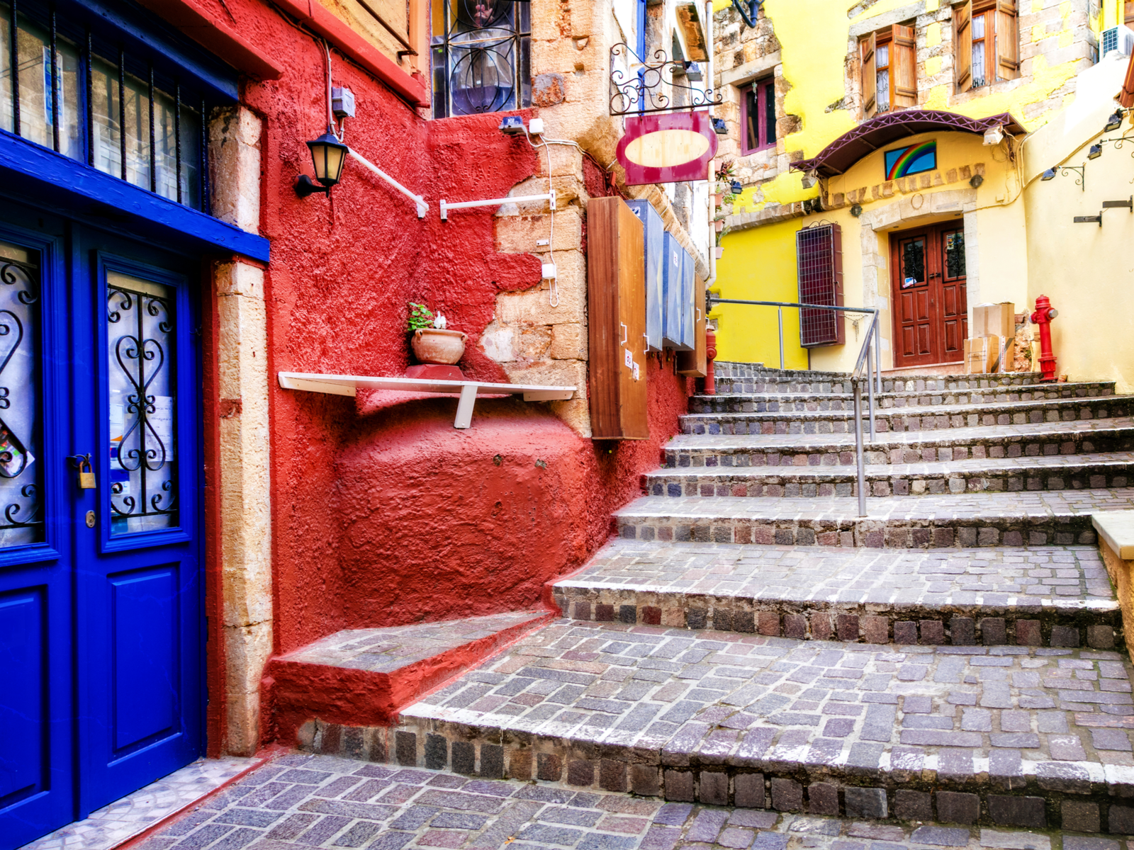 Lots of cool and vibrant colors in one of the best things to do in Greece, Crete