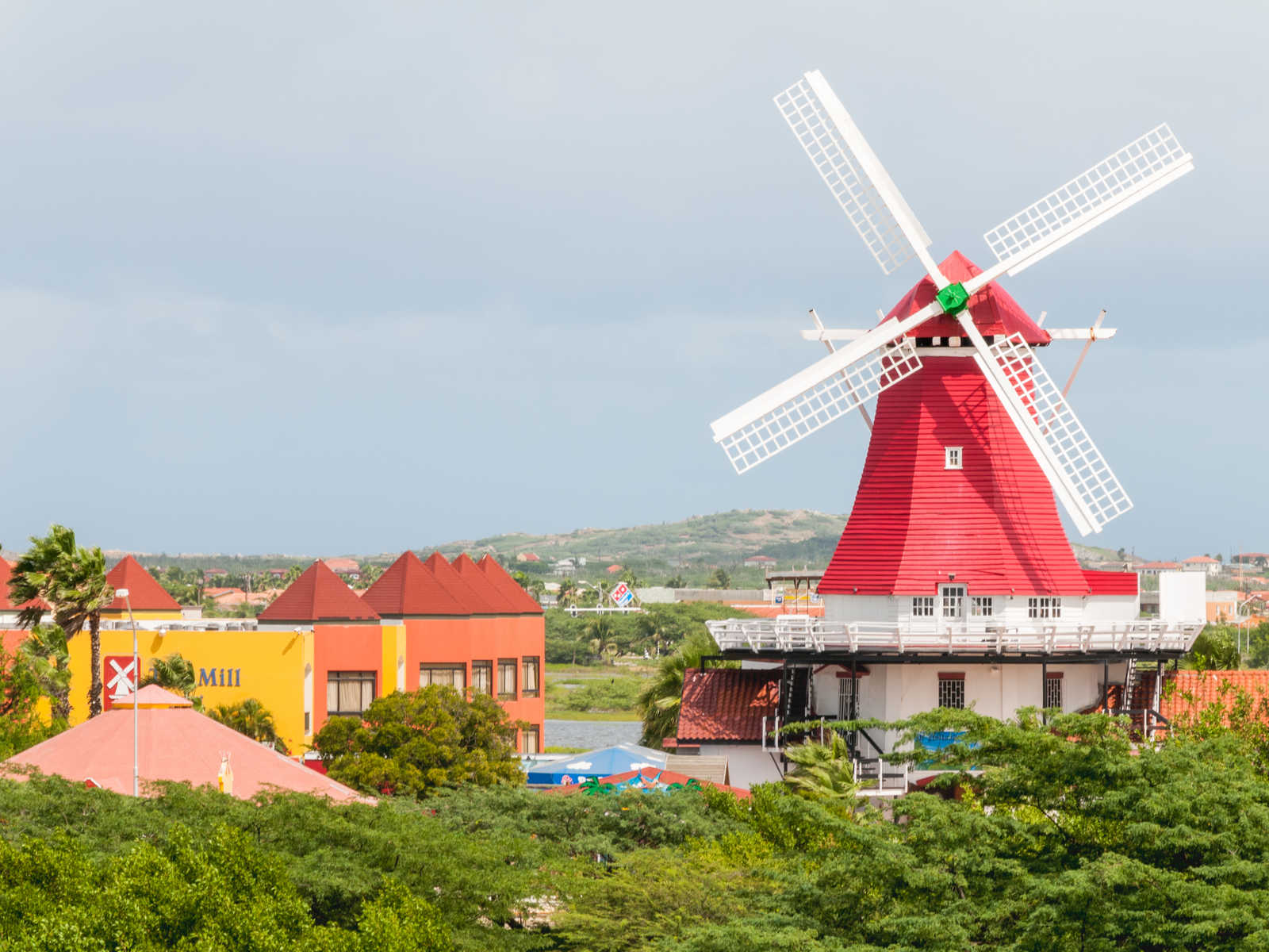 One of Aruba's best things to do, the windmill town