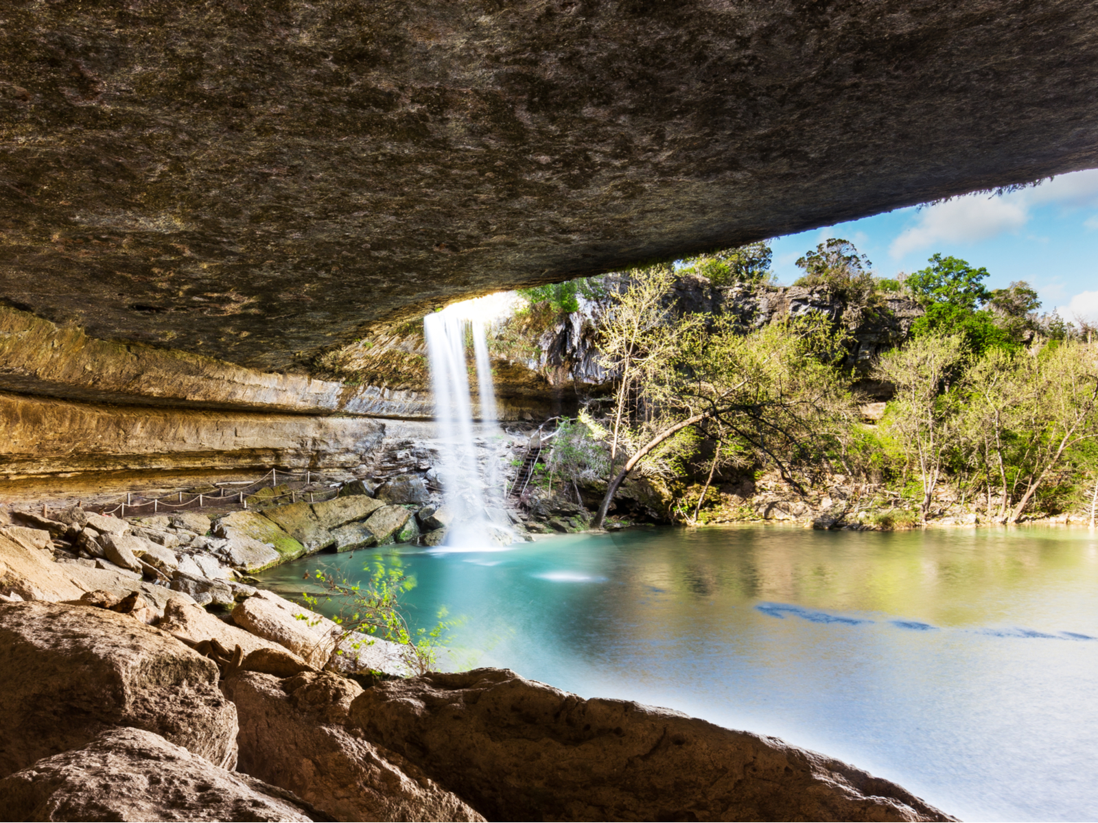 Grotto at the Hamilton Pool Preserve, one of Texas's best things to do