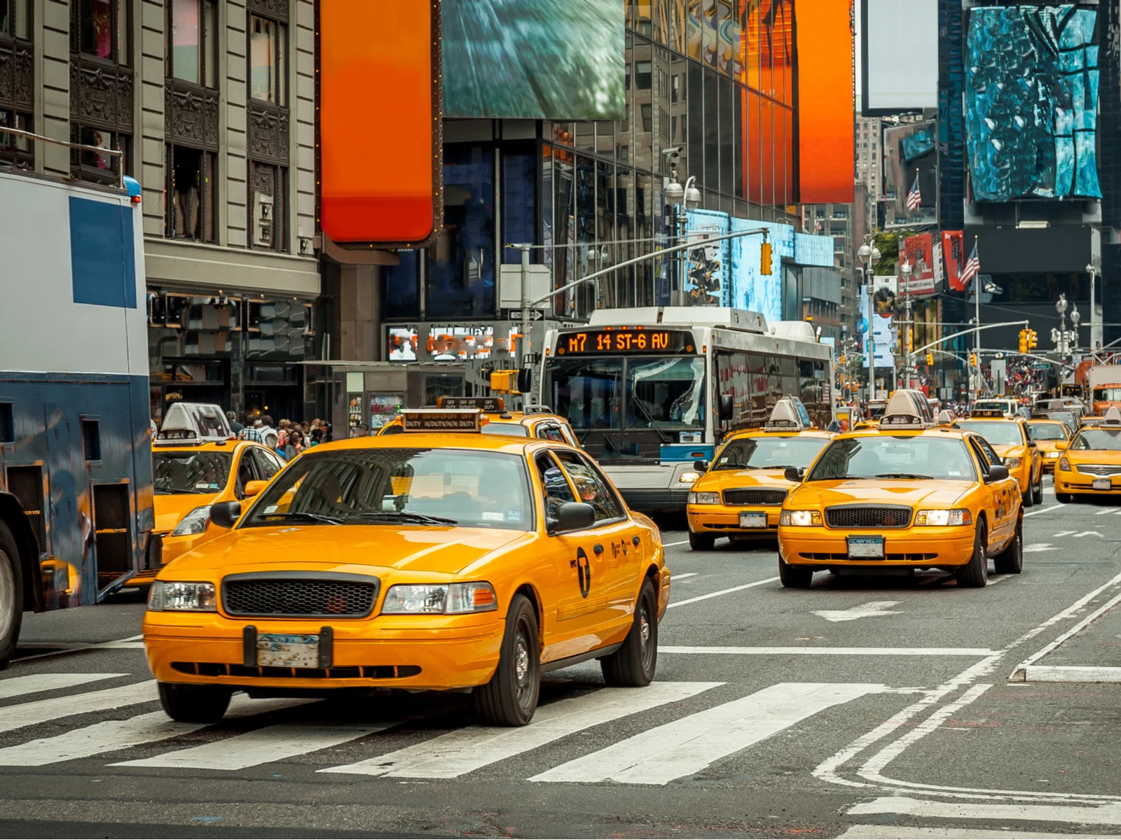 NYC taxi cabs, one of the best things to do in NYC