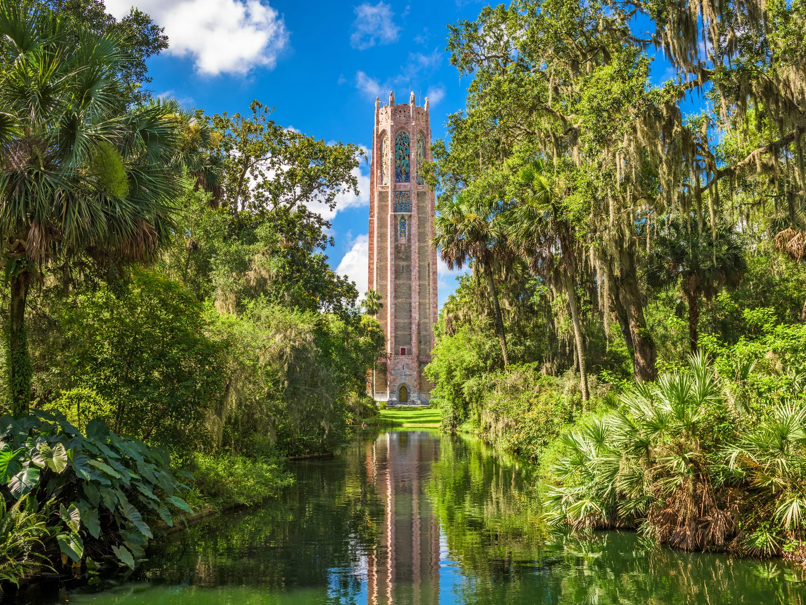 Tower in a forest in Lake Wales, one of the best places to visit in Florida