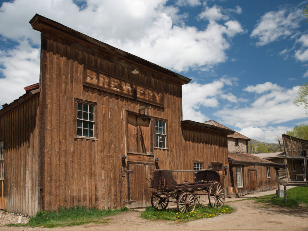 Historic old brewery in one of Montana's best places to visit, Virginia City