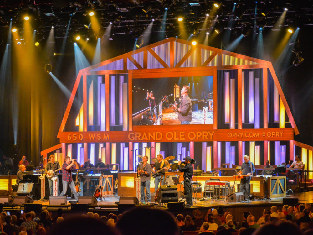Interior of the Grand Ole Opry, one of the best things to do in Nashville