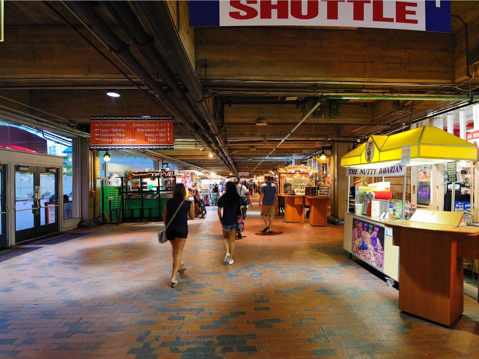 A top pick for the best things to do in Atlanta, the underground shopping plaza