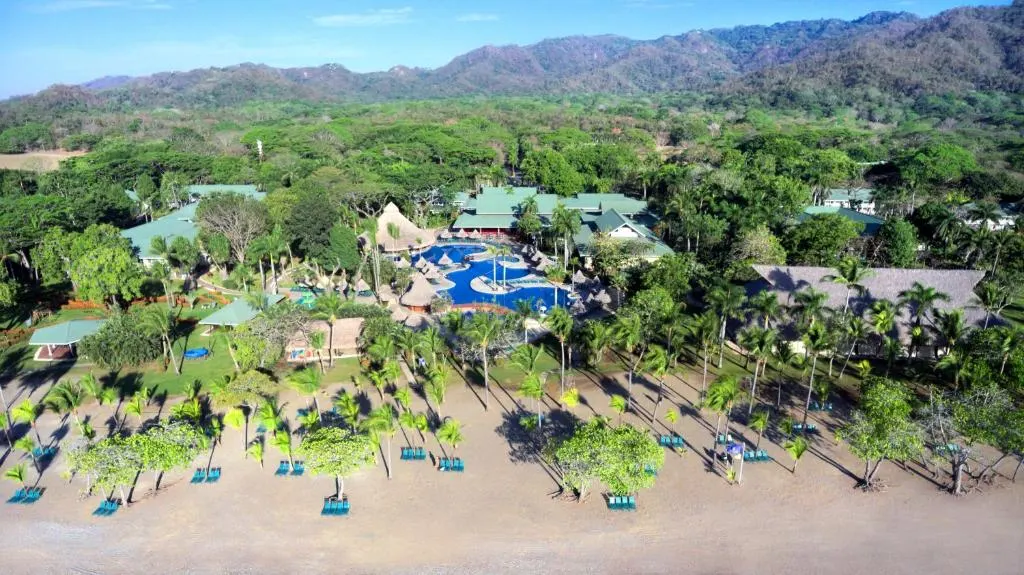 Aerial view of the Barceló Tambor, one of the best all-inclusive resorts in Costa Rica