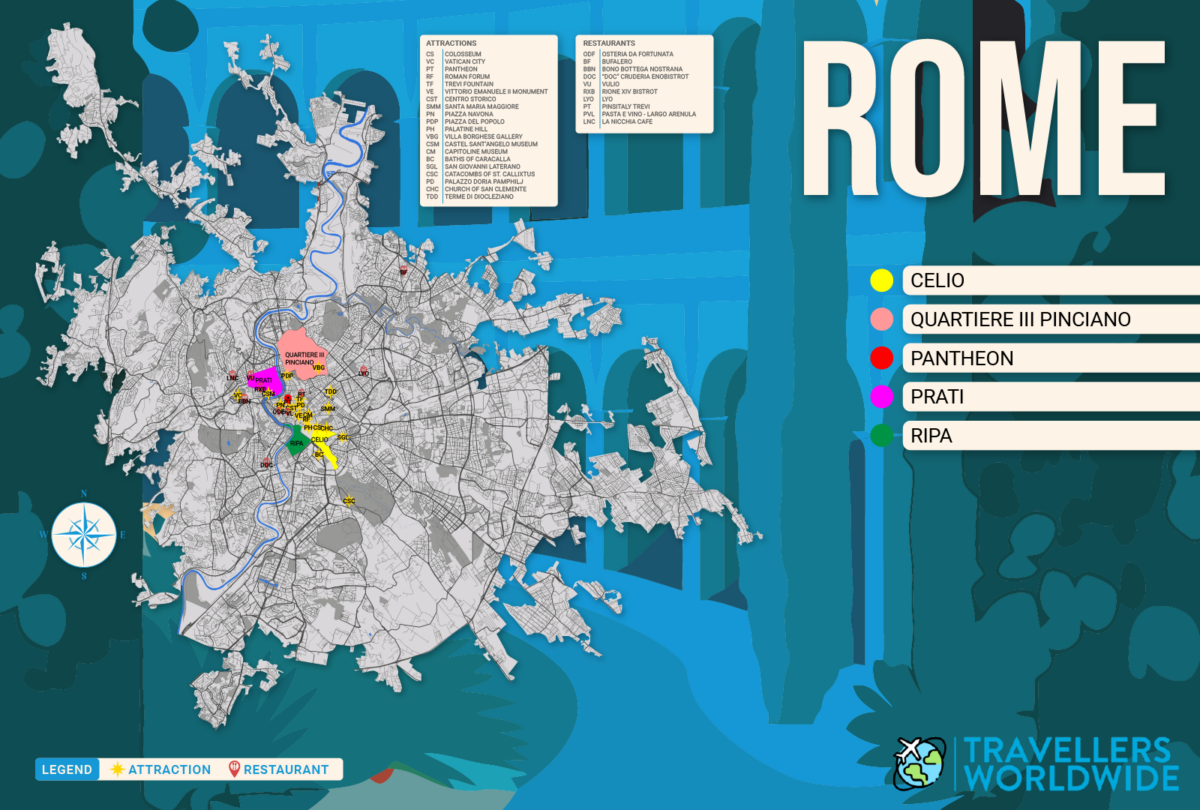 Where To Stay In Rome Simple Blue 1200x810 