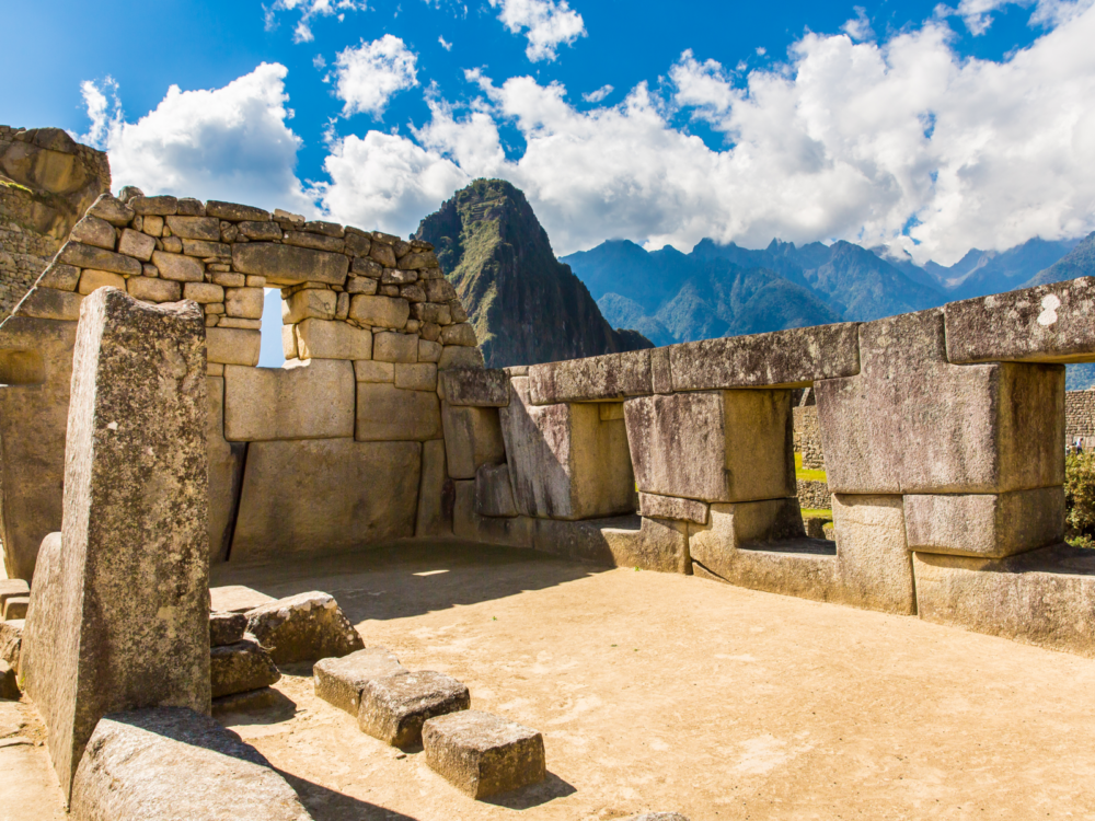Polygonal masonry in the famous 32 angles stone as seen during the overall best time to visit Machu Picchu