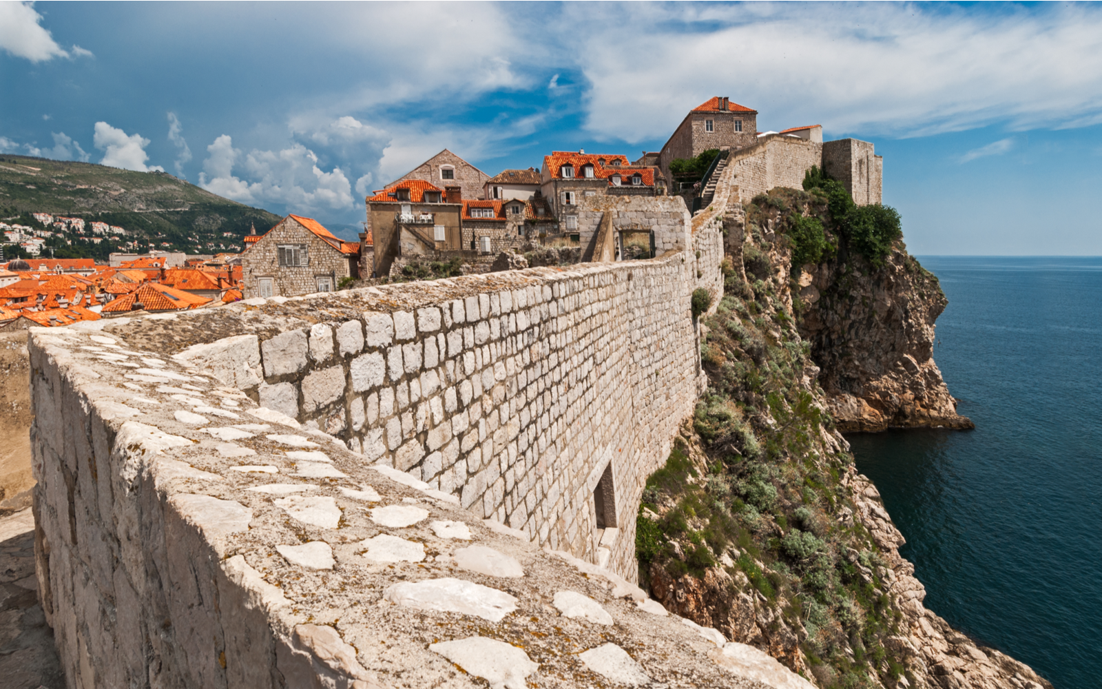 Amazing walled city of Dubrovnik in Croatia, one of our favorite Game of Thrones filming locations to visit