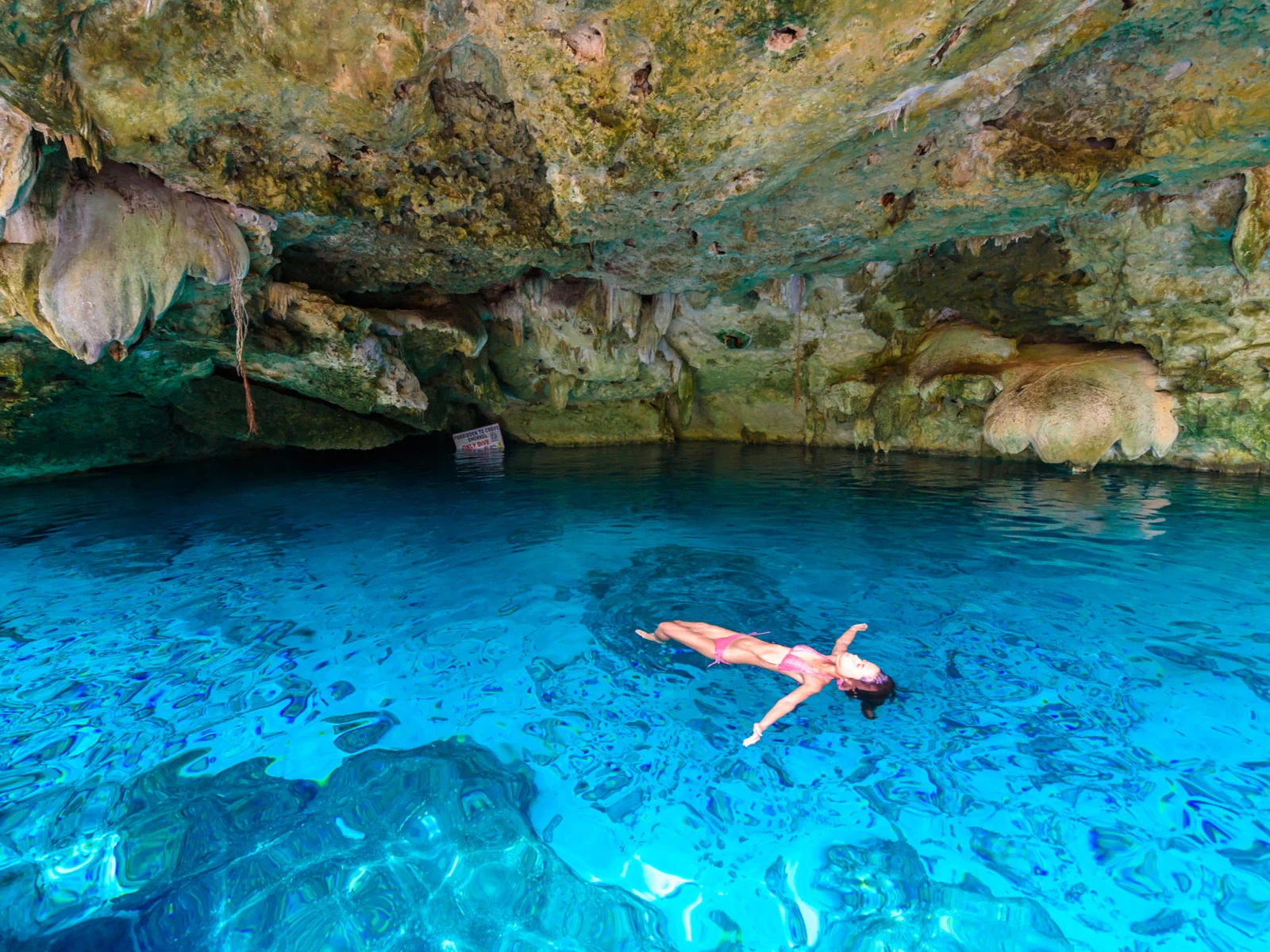 Cenote Dos Ojos in Quintana Roo, Mexico, as seen during the best time to visit Tulum