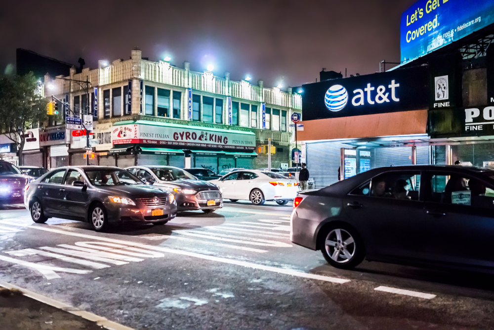 Is the Bronx Safe image featuring Fordham street intersection