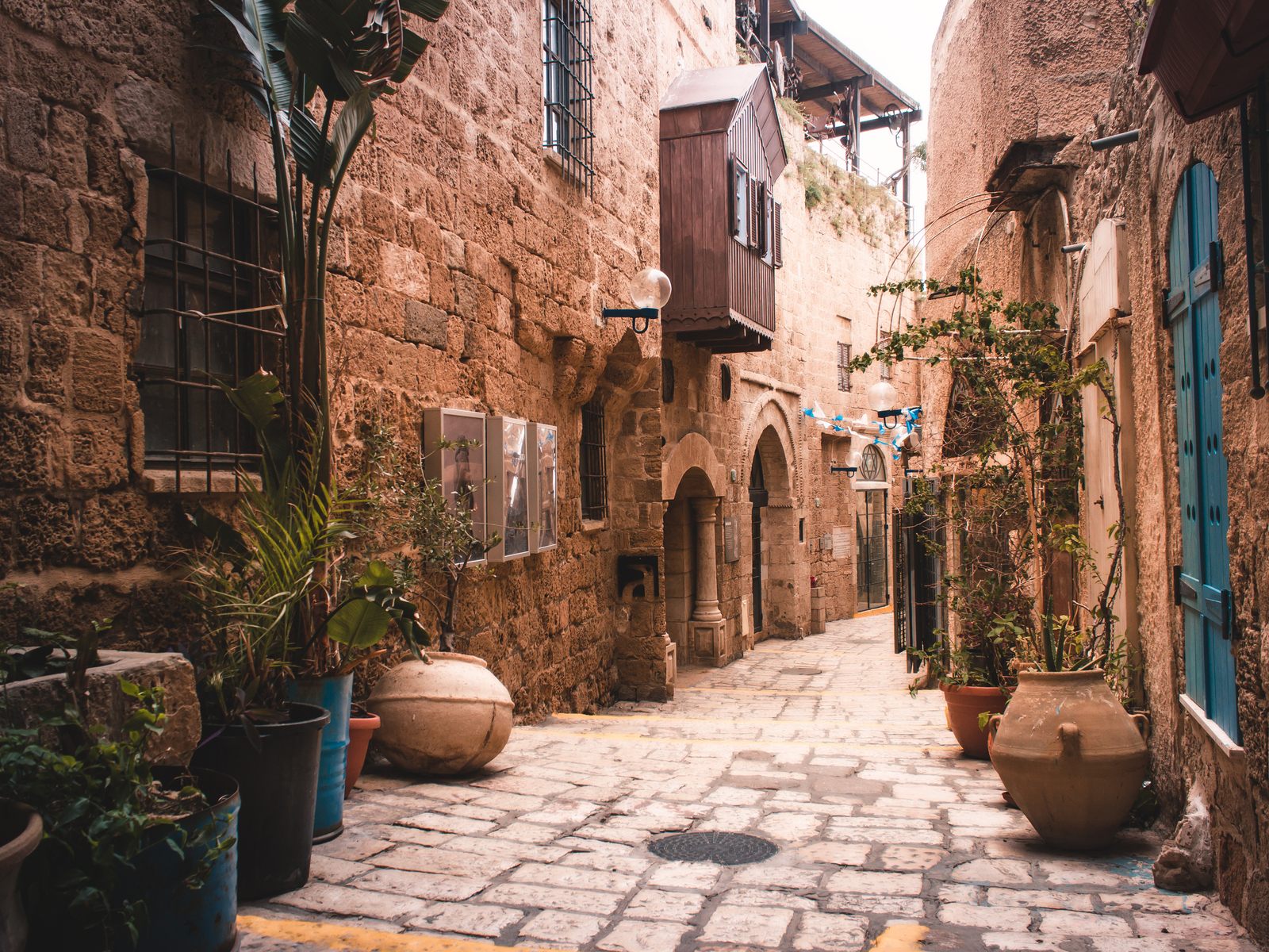 Old city Jaffa in Tel Aviv pictured during the least busy time to visit Israel