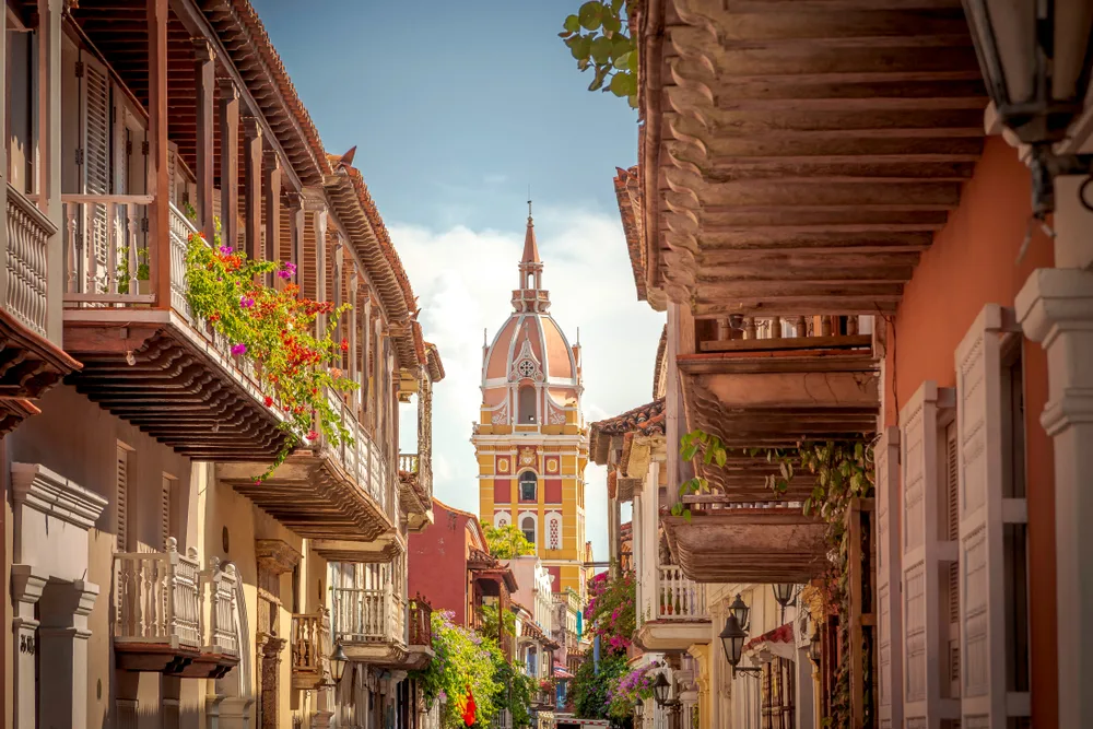 Image for a guide titled Is Colombia Safe to Visit featuring the Cartagena de Indias the walled city