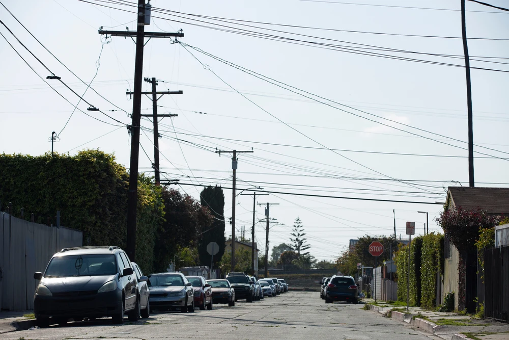 Image of a street in Compton for a piece titled Is Long Beach California Safe to Visit