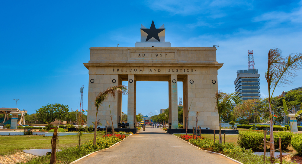 Monument of Independence in the City for a piece on Is Ghana Safe to Visit