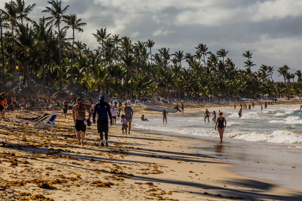 Punta Cana beach pictured during the worst time to go