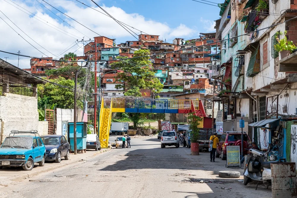 Barrio in Venezuela for a piece on places to avoid when going