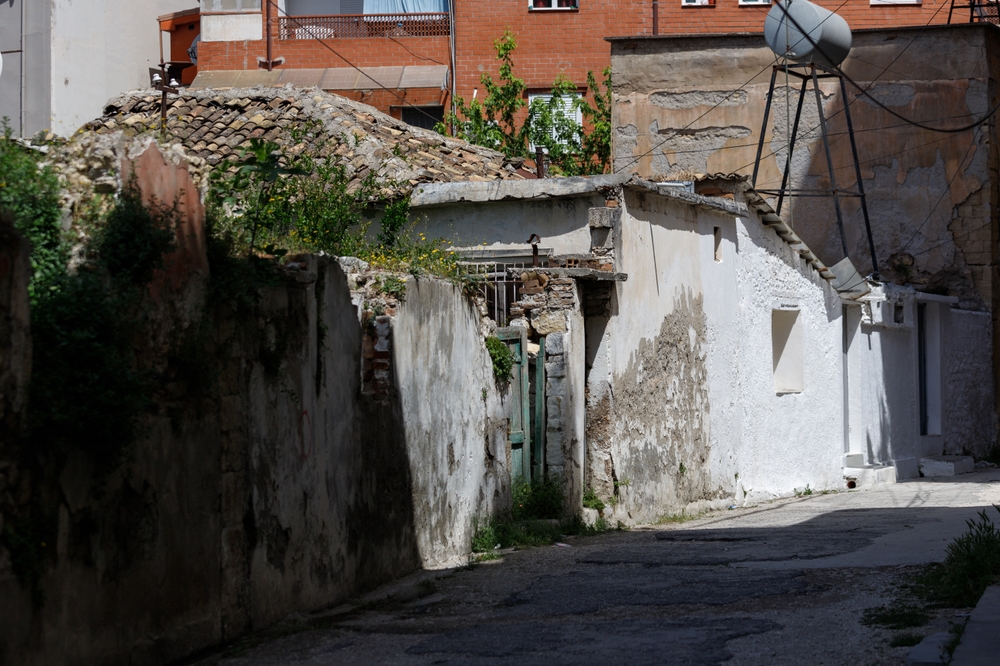 Bad neighborhood in Albania pictured for a post on Is Albania Safe to Visit