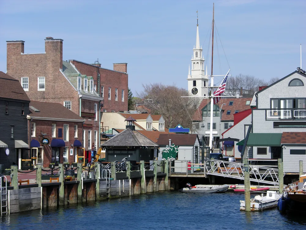Newport City Old Harbor view showing why you should visit Rhode Island