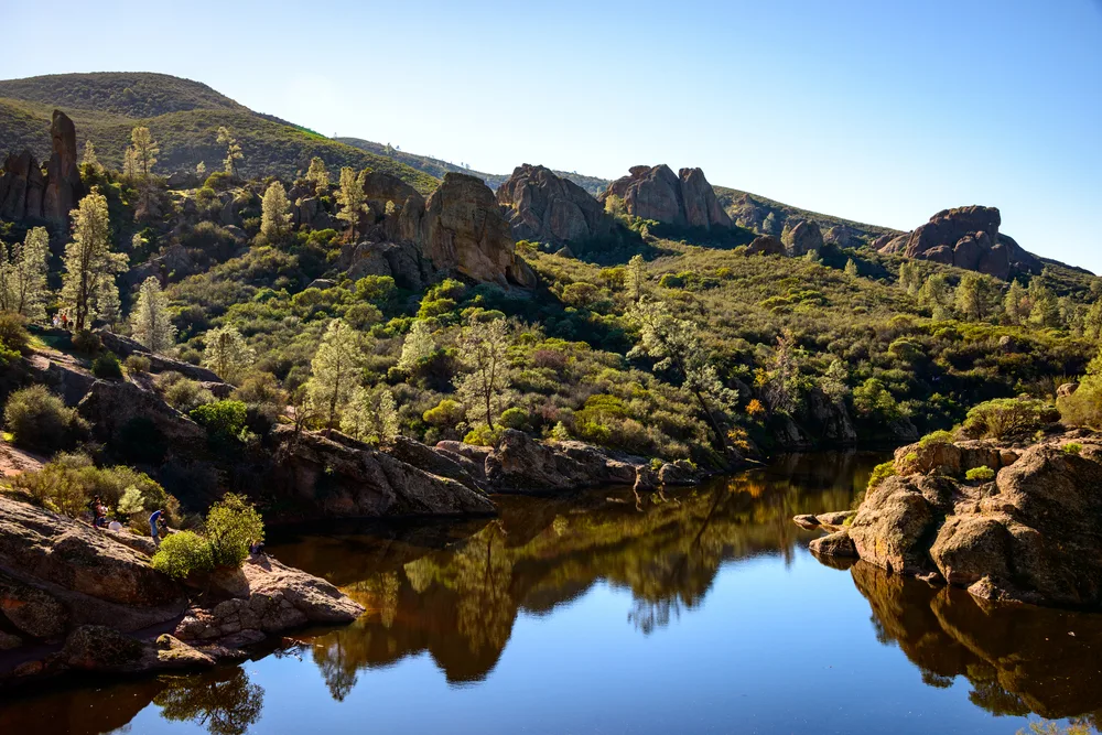 Breathtaking view of the cheapest time to visit Pinnacles National Park