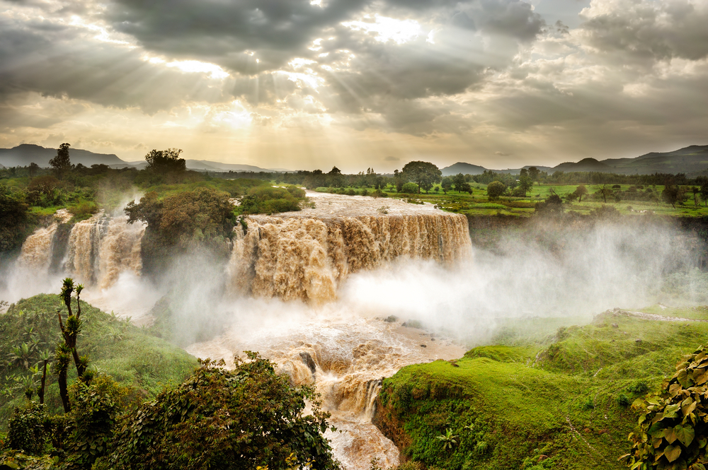Gorgeous Blue Nile Falls in Ethiopia, one of the best places to visit in Africa