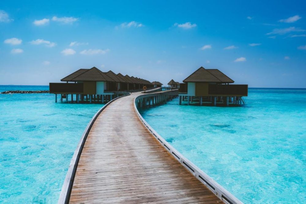 Boardwalk shot of the VARU by Atmosphere villas pictured on a sunny day
