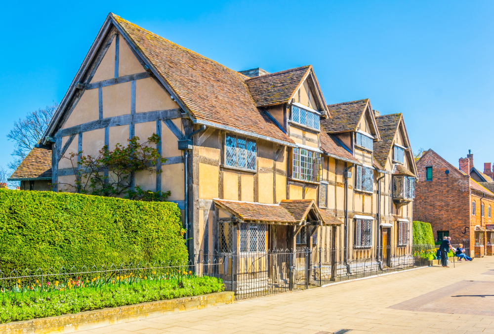 Neat looking bath house with an old Pinocchio-style flair on a blue sky day for a piece on the best places to visit in the UK