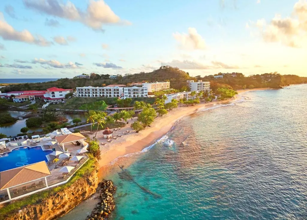 Aerial image of the Royalton Grenada, one of the best all-inclusive resorts in the Caribbean