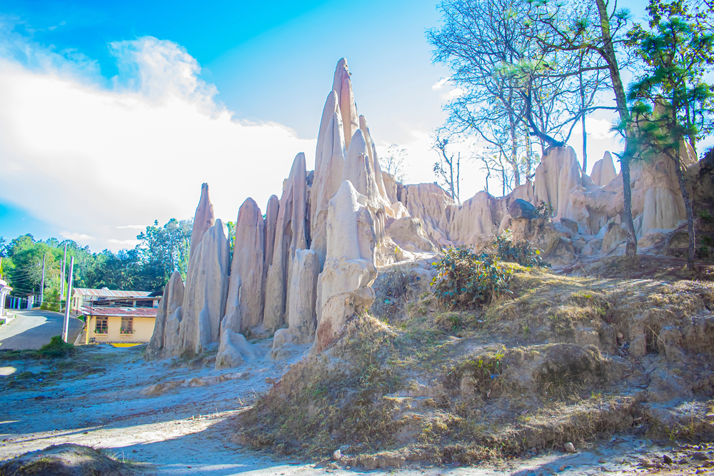 Granite landscapes of Momostenango, one of the best places to visit in Guatemala