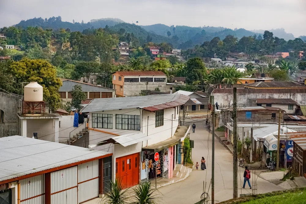 Small town of Coban in Guatemala, one of the best places to visit in the country