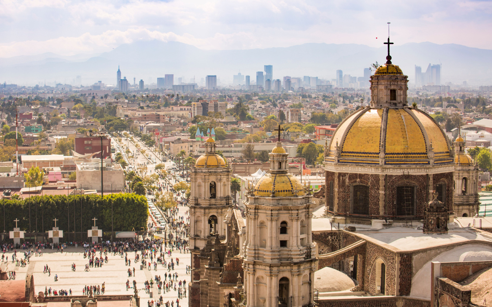 Basilica of our Lade of Guadalupe in Mexico city pictured for a piece titled Is Mexico City Safe to Visit