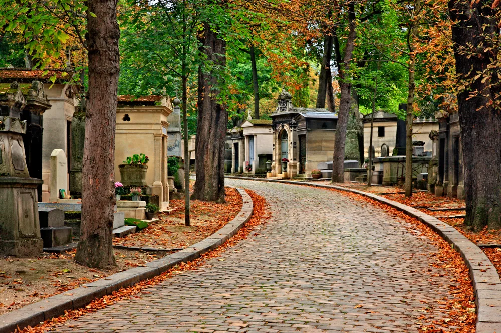 Père Lachaise Cemetery in France pictured for a piece on the best places to visit in Paris